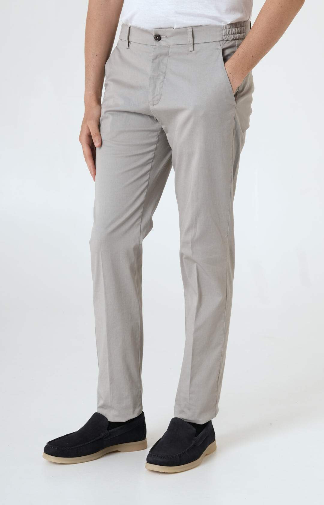 Pantalone tasca america comfort in cotone stretch