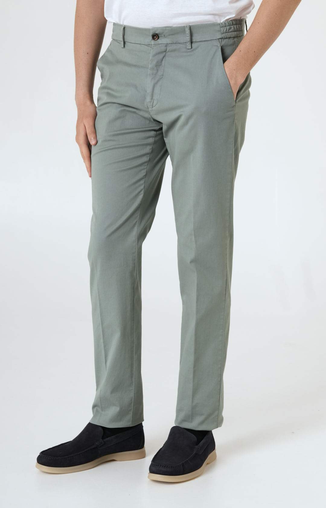 Pantalone tasca america comfort in cotone stretch