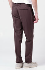 Pantalone "Leisure Fit" in lana stretch ultra-light