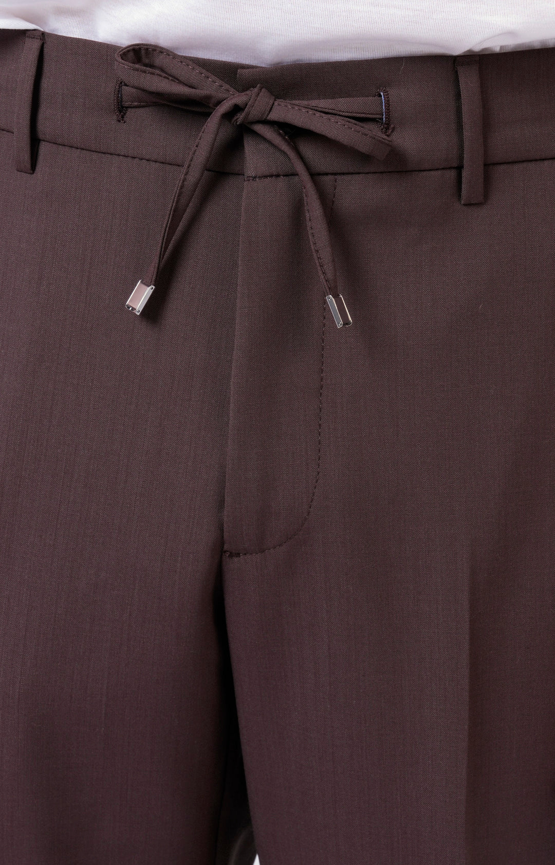Pantalone "Leisure Fit" in lana stretch ultra-light