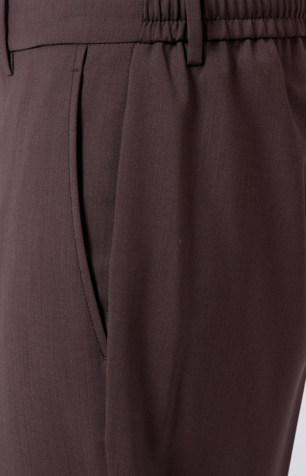 Pantalone "Leisure Fit" in lana stretch ultra-light