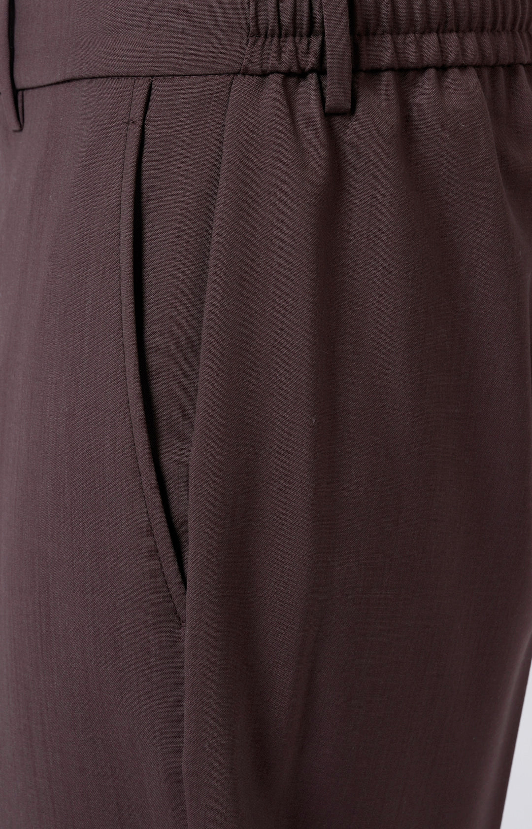 Pantalone "Leisure Fit" in lana stretch ultra-light