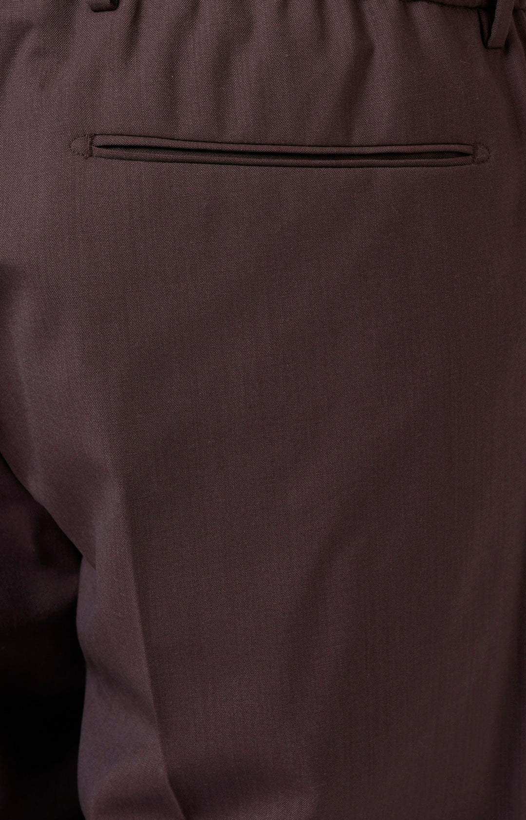 Pantalone "Leisure Fit" in lana stretch ultra-light