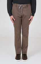 "Leisure Fit" trousers in stretch gabardine