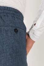 Pantalone “Leisure Fit” in lino