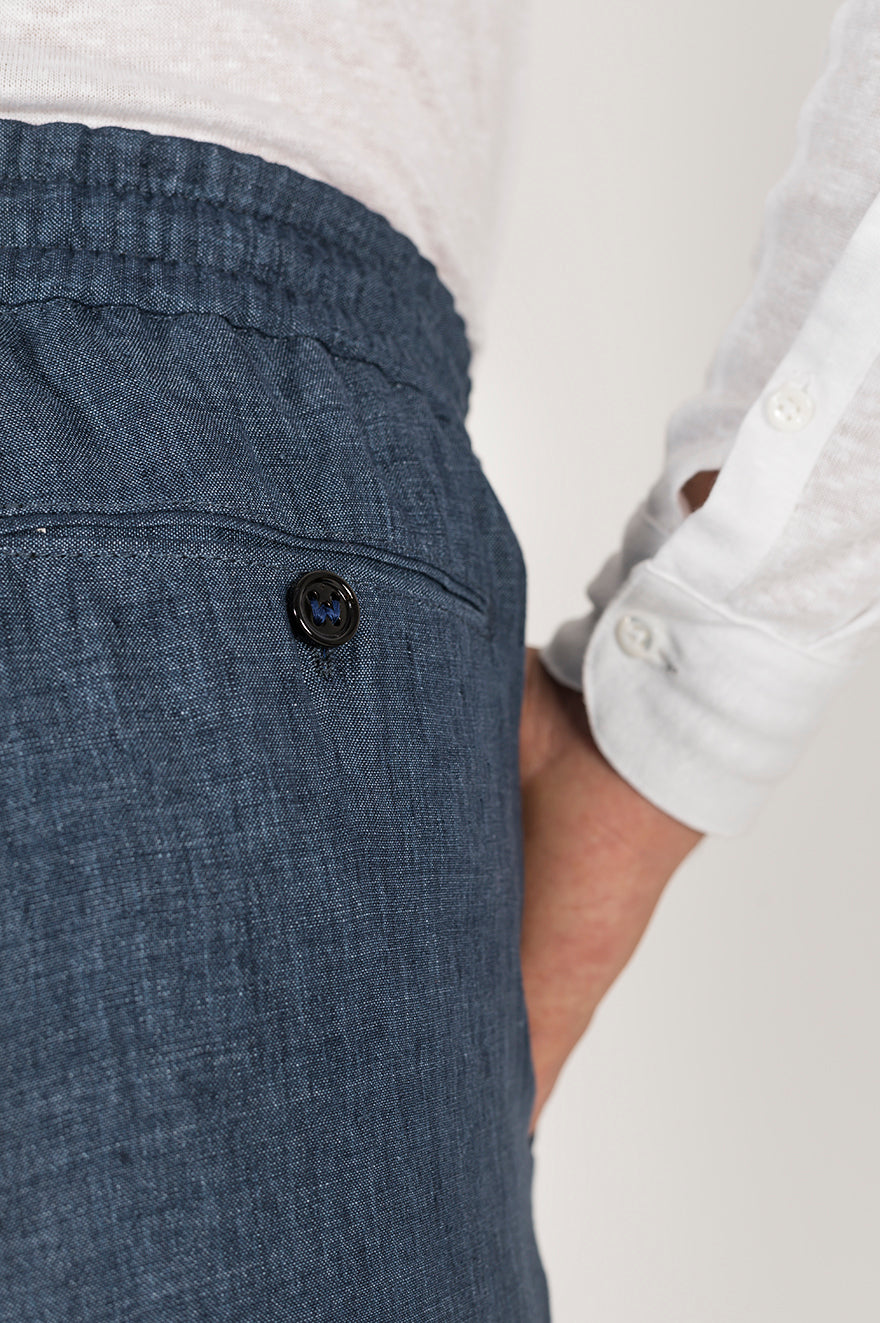 Pantalone “Leisure Fit” in lino