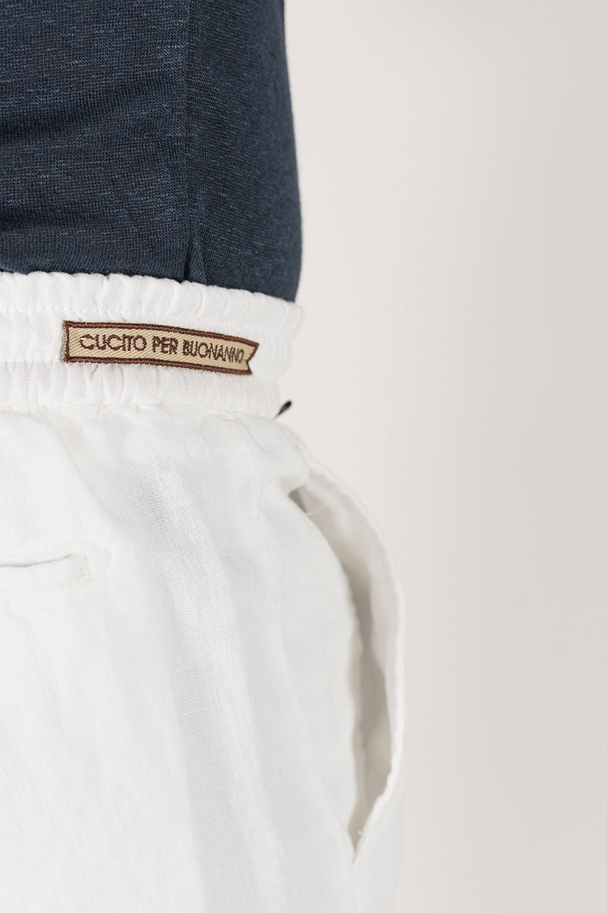 Pantalone “Leisure Fit” in lino