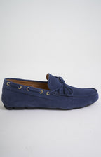 Suede boat moccasin