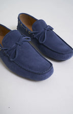 Suede boat moccasin