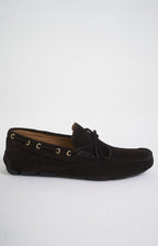 Suede boat moccasin