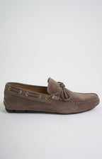 Suede boat moccasin
