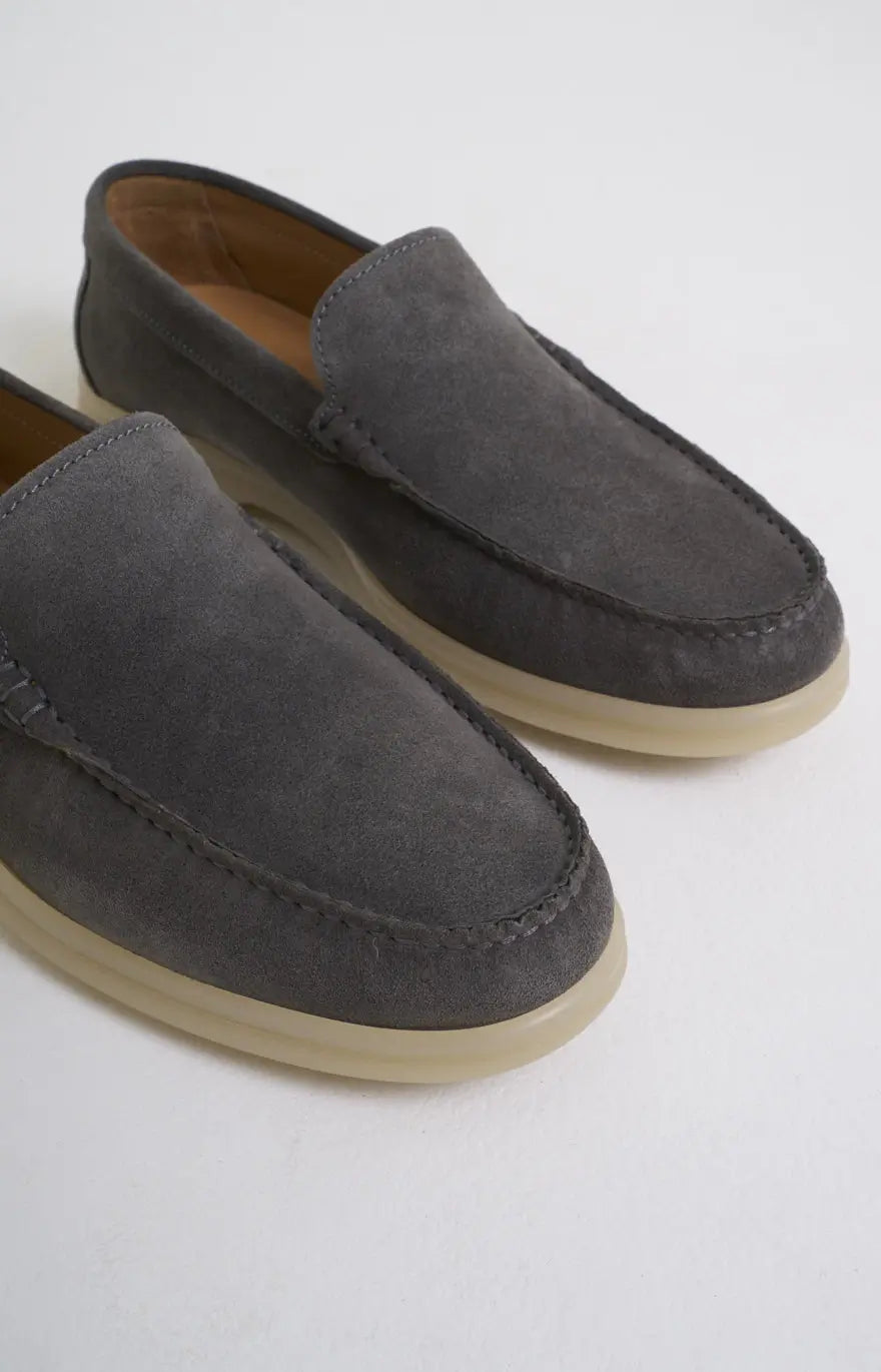 Summer suede moccasin