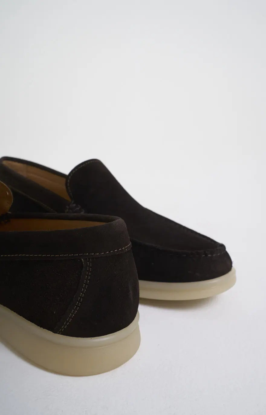 Summer suede moccasin