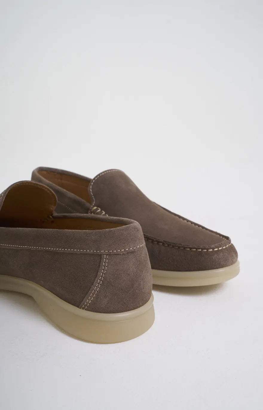 Summer suede moccasin