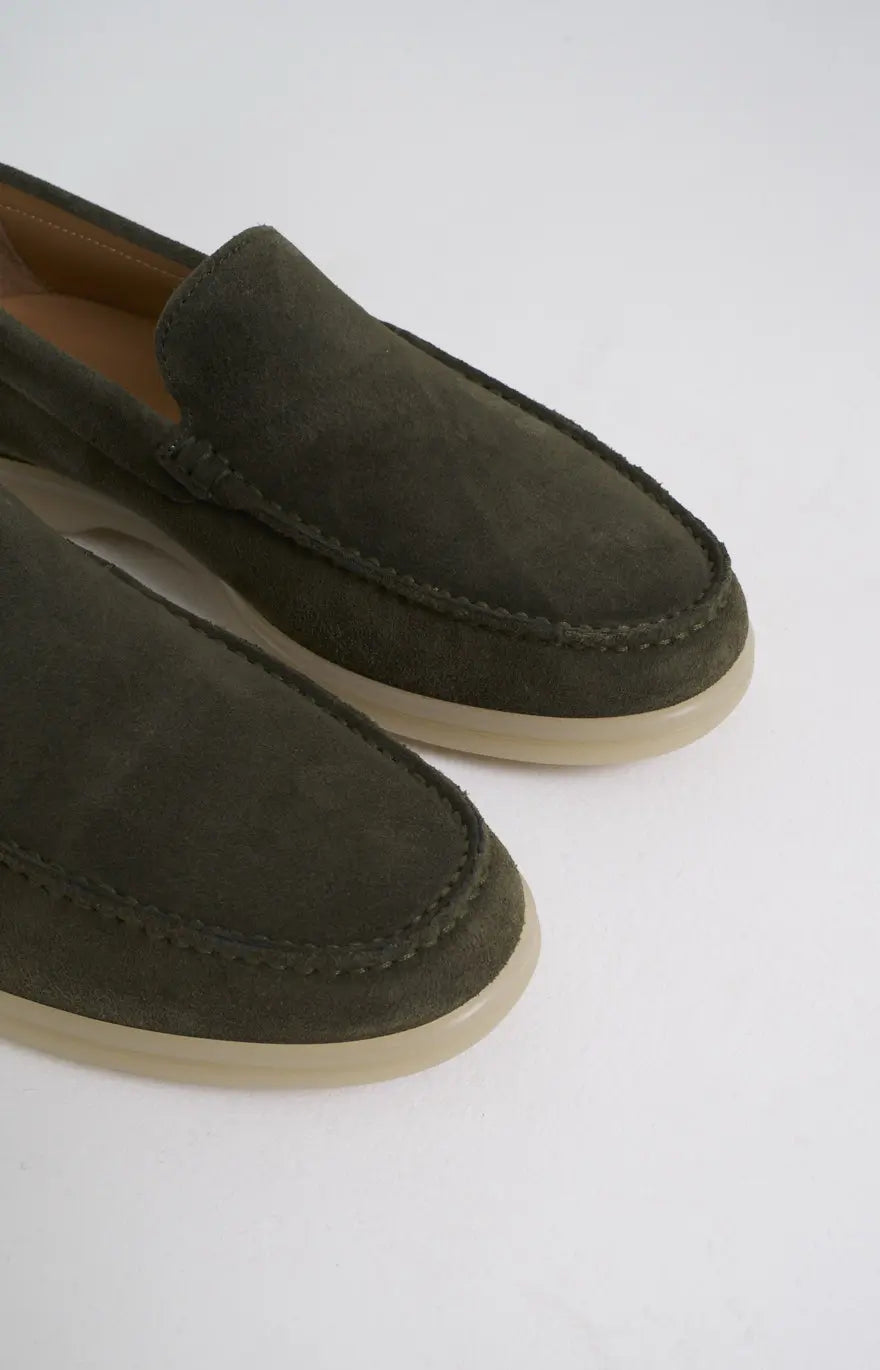 Summer suede moccasin