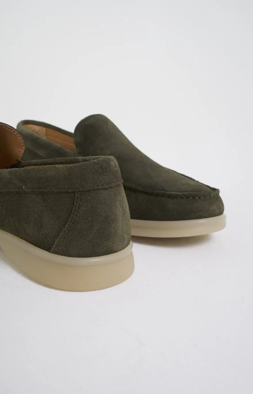 Summer suede moccasin
