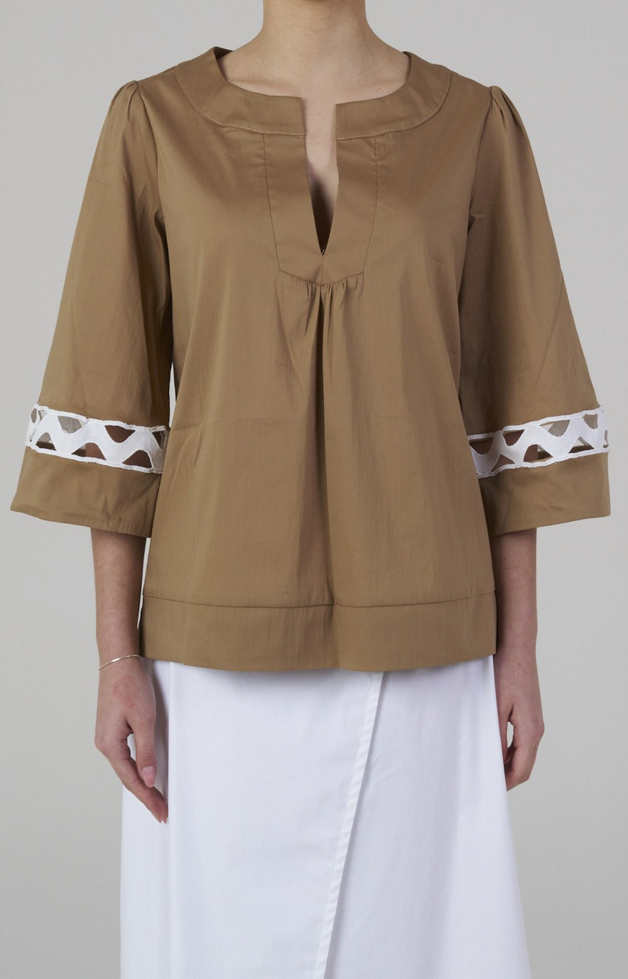 Casacca in cotone ultra-light stretch