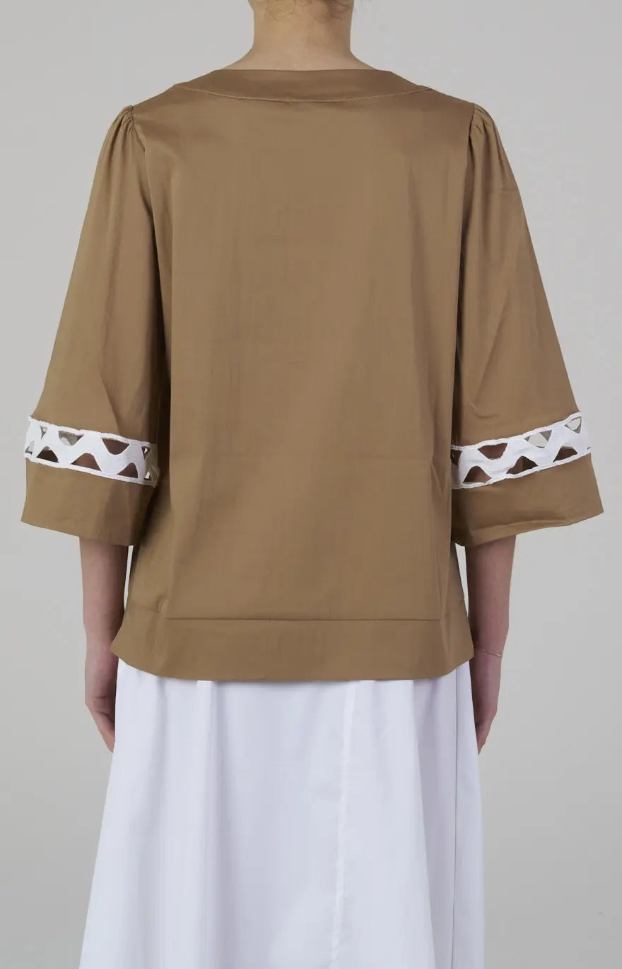 Casacca in cotone ultra-light stretch