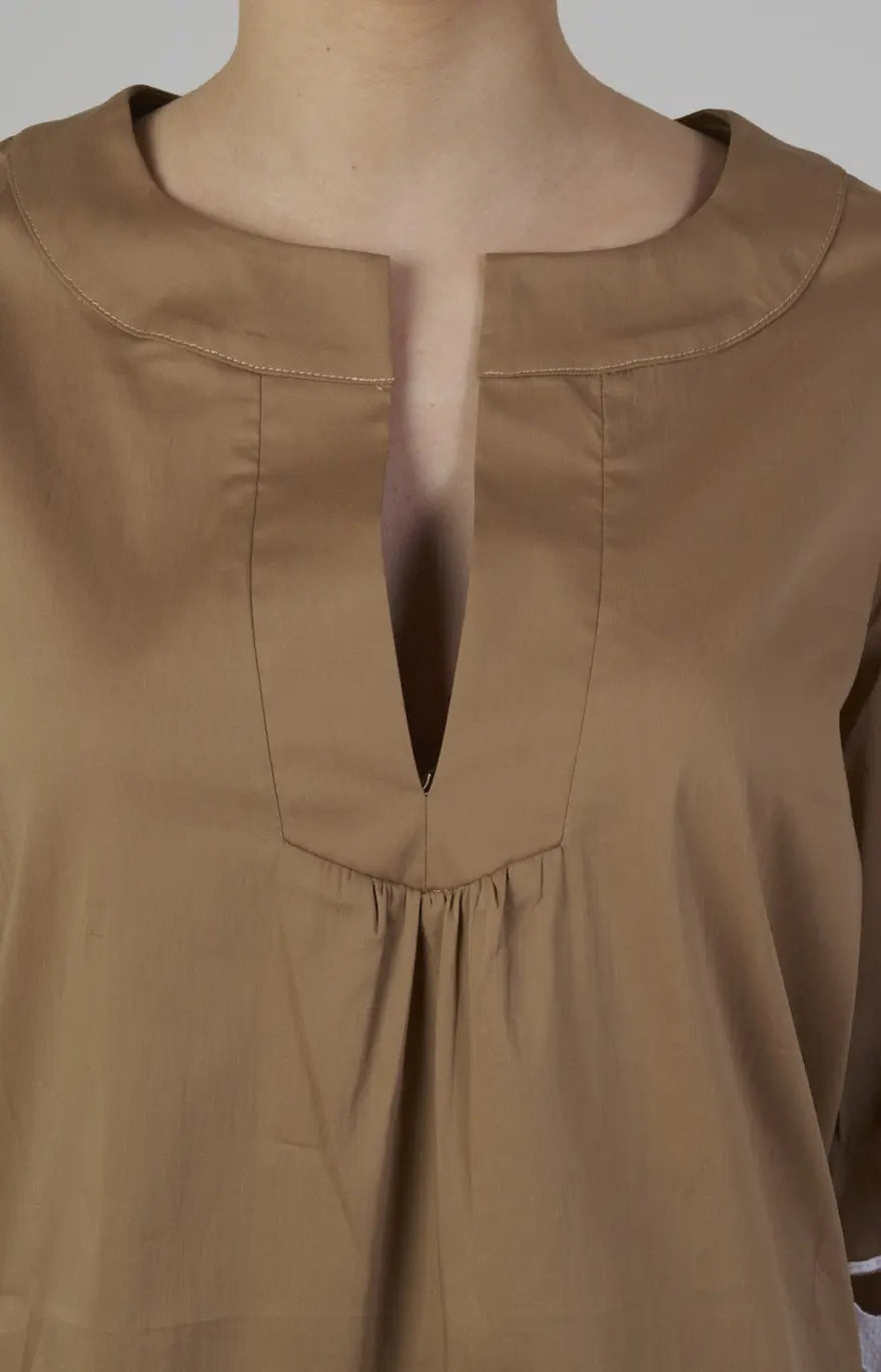 Casacca in cotone ultra-light stretch