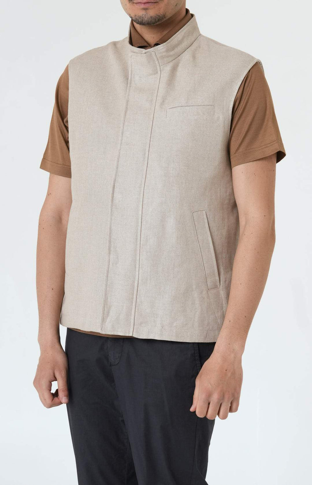 Gilet in lino