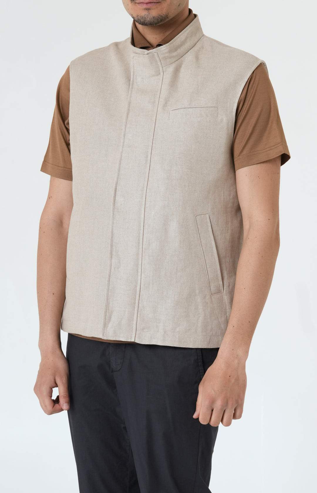 Linen vest