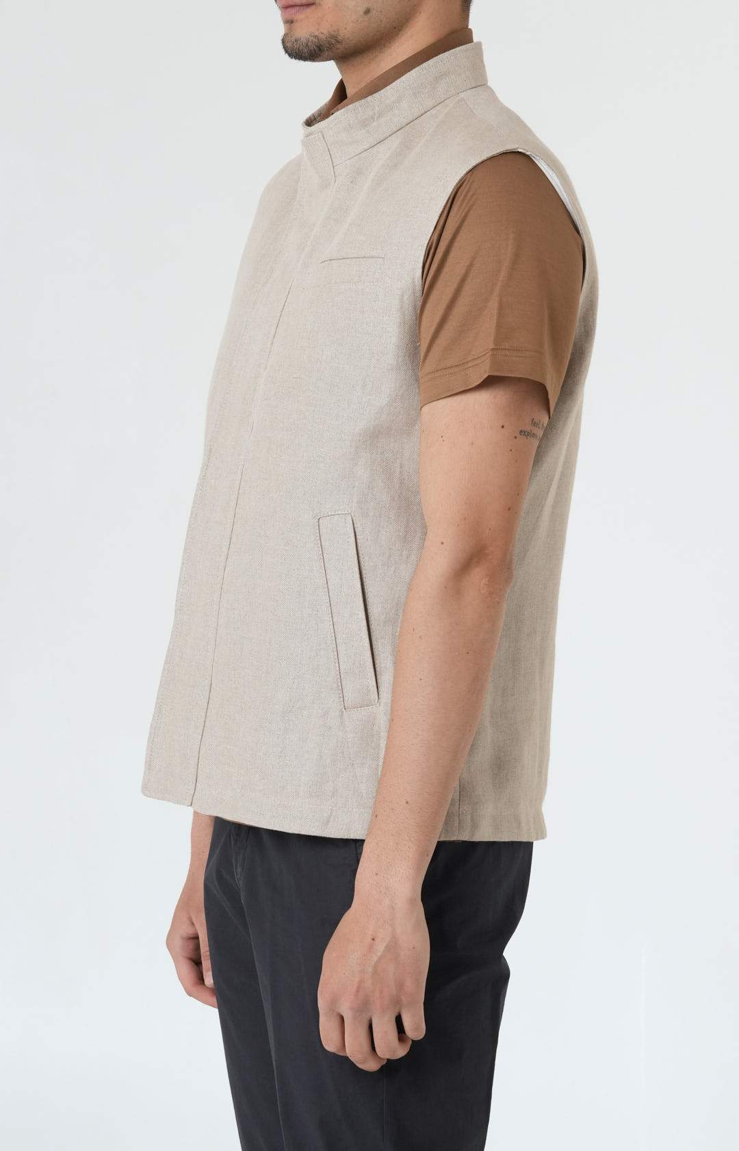 Linen vest