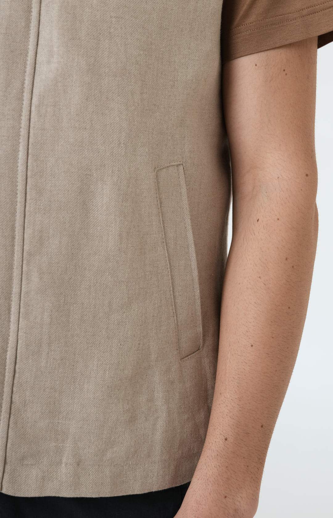 Linen vest