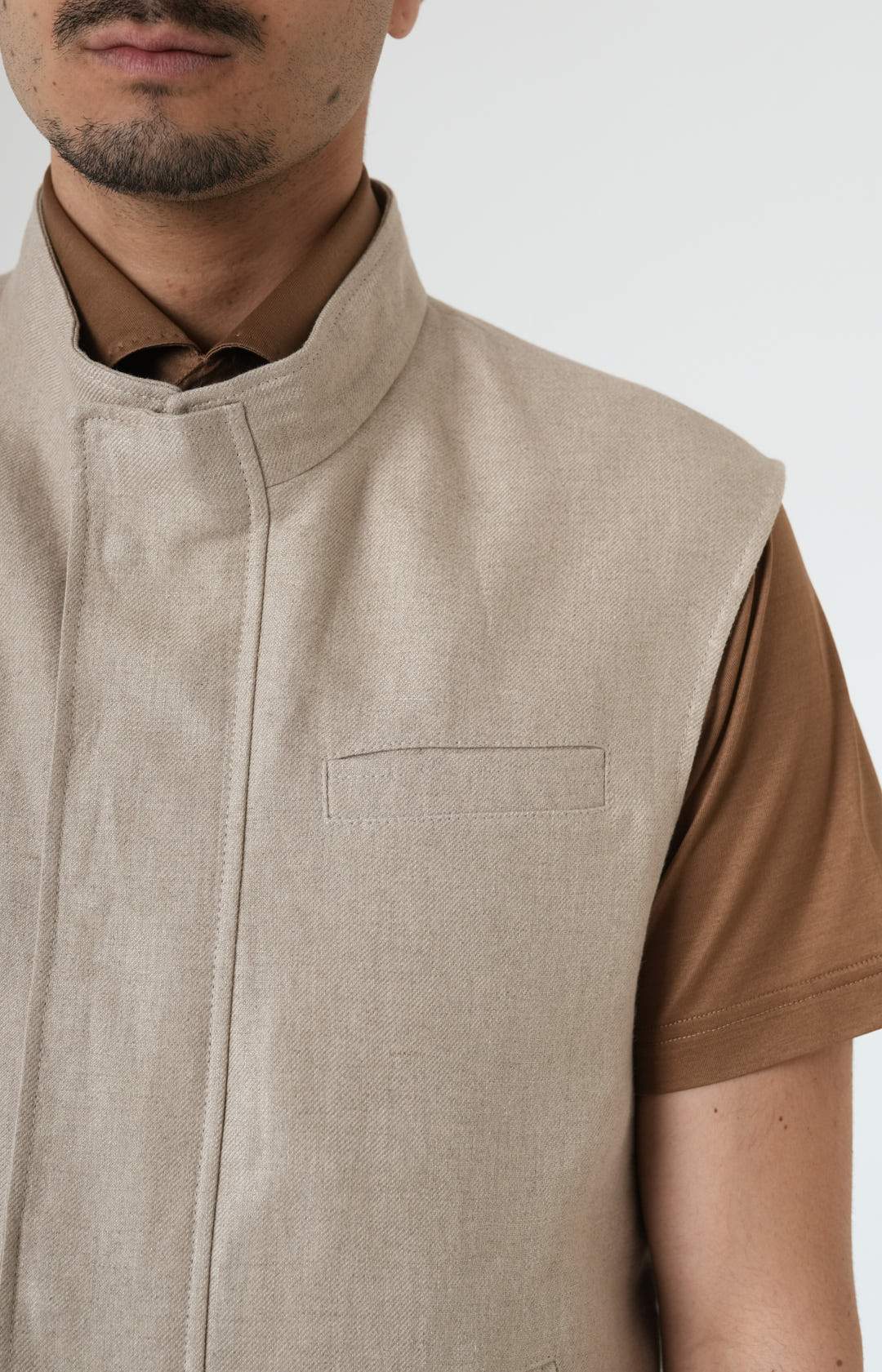 Linen vest