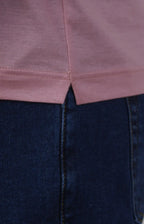 Short-sleeved T-shirt in ultra-light Scottish yarn