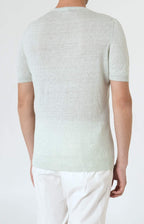 Short-sleeved T-shirt in ultra-light linen jersey