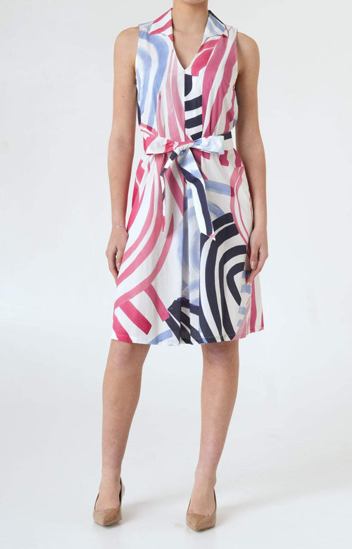 Vestito_SmanicatoFantasia_Cintura_Art41385_Mod906_Col741_01