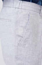 Linen suit with "leisure fit" trousers