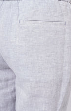 Linen suit with "leisure fit" trousers