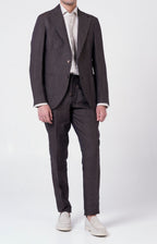 Linen suit with "leisure fit" trousers
