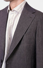 Linen suit with "leisure fit" trousers