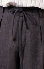 Linen suit with "leisure fit" trousers