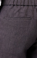 Linen suit with "leisure fit" trousers