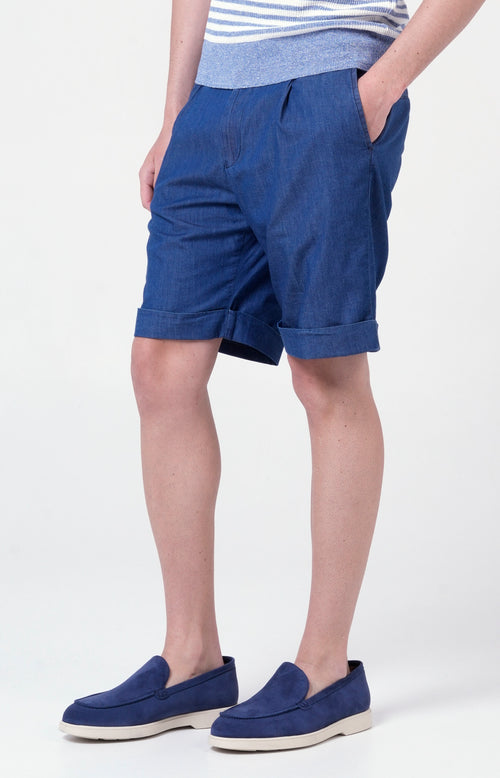 Bermuda in denim stretch ultra-light
