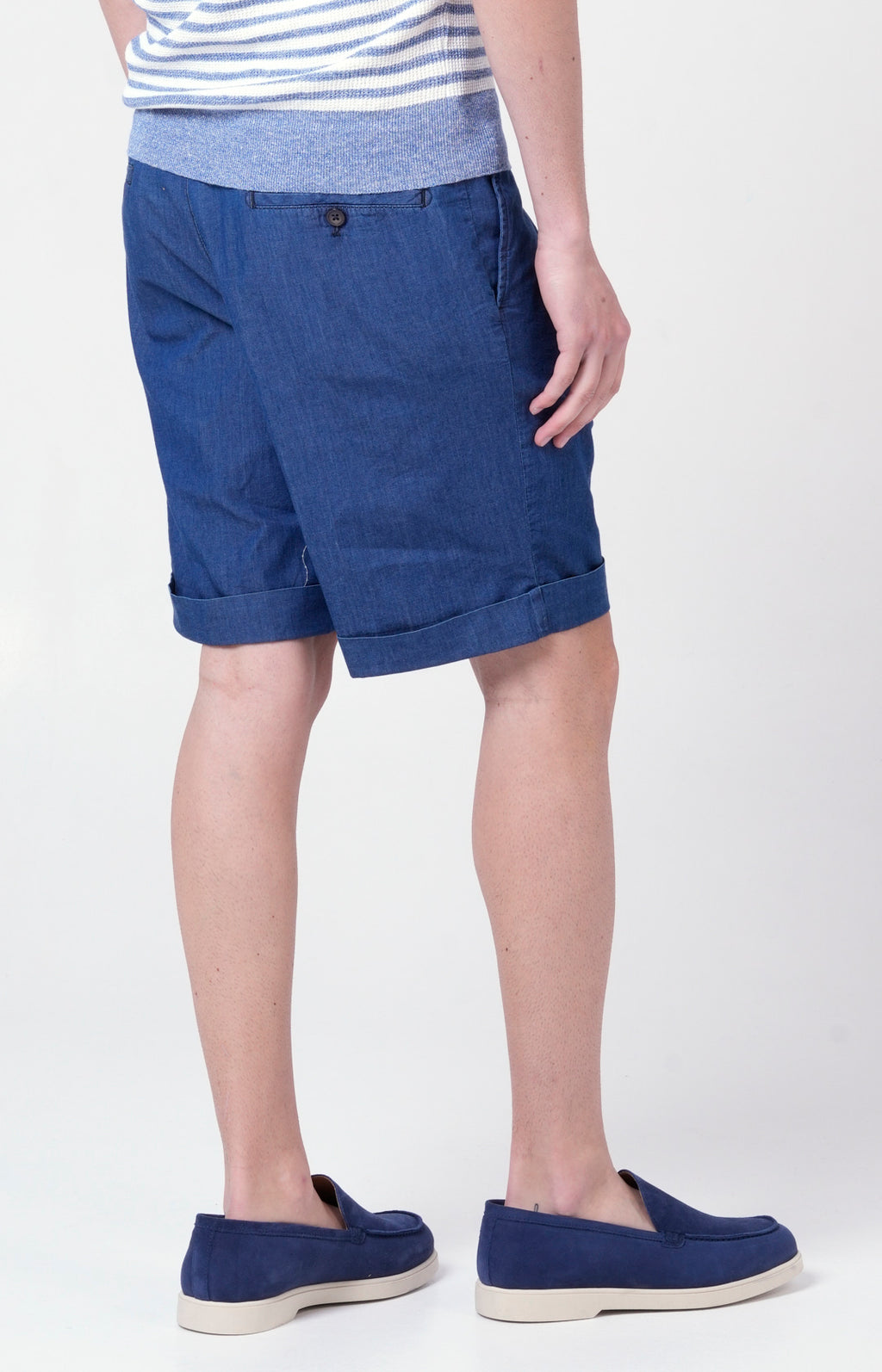 Bermuda in denim stretch ultra-light