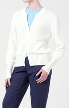 Bomber zip in spugna di cotone