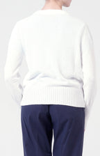 Bomber zip in spugna di cotone