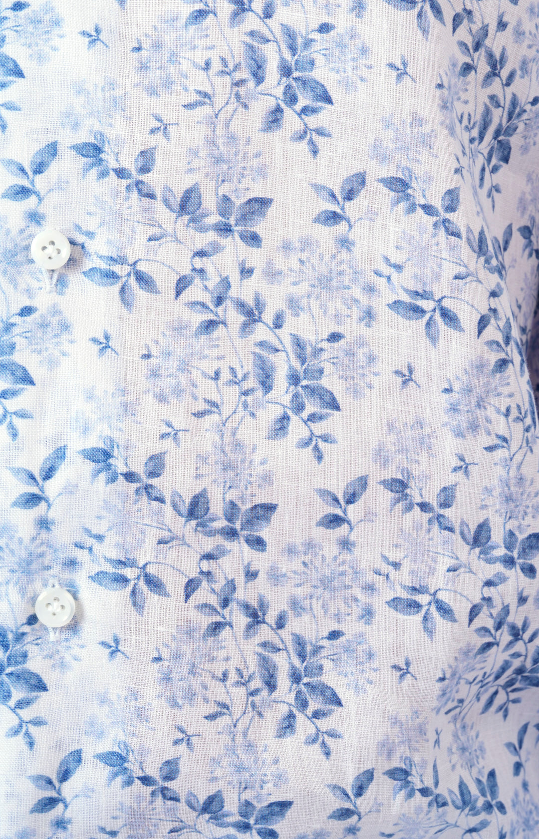 Camicia in lino con esclusiva fantasia