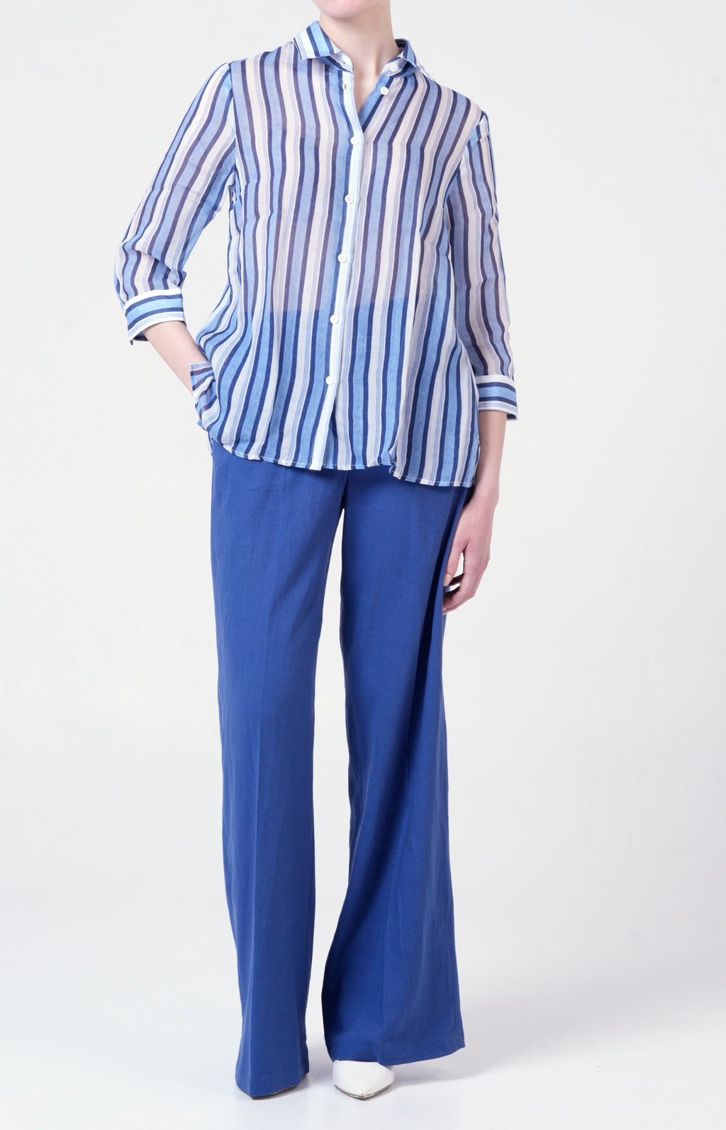 Camicia in tessuto biologico ultra-light