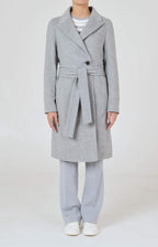 Wool and cashmere coat