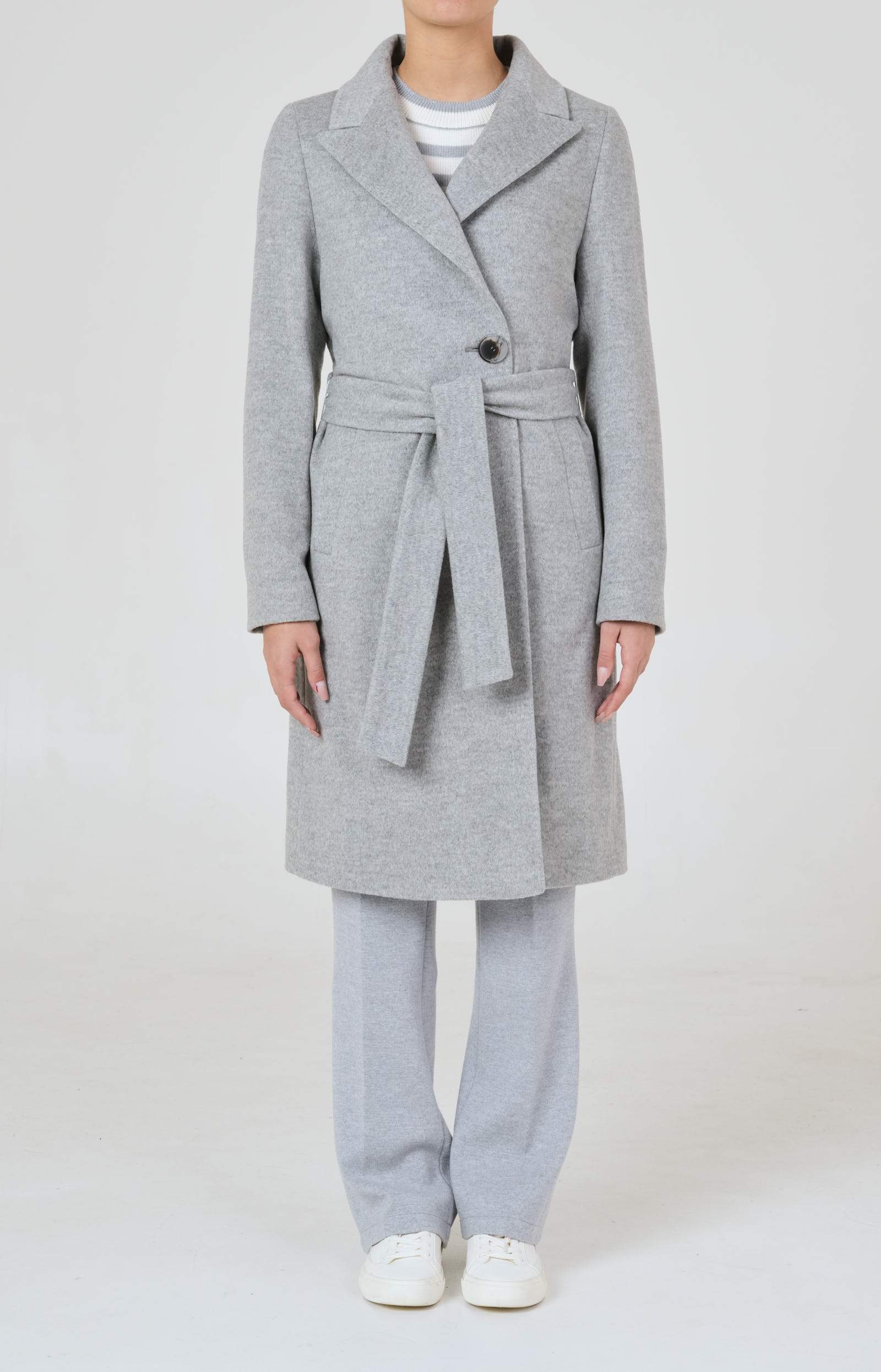 Wool and cashmere coat