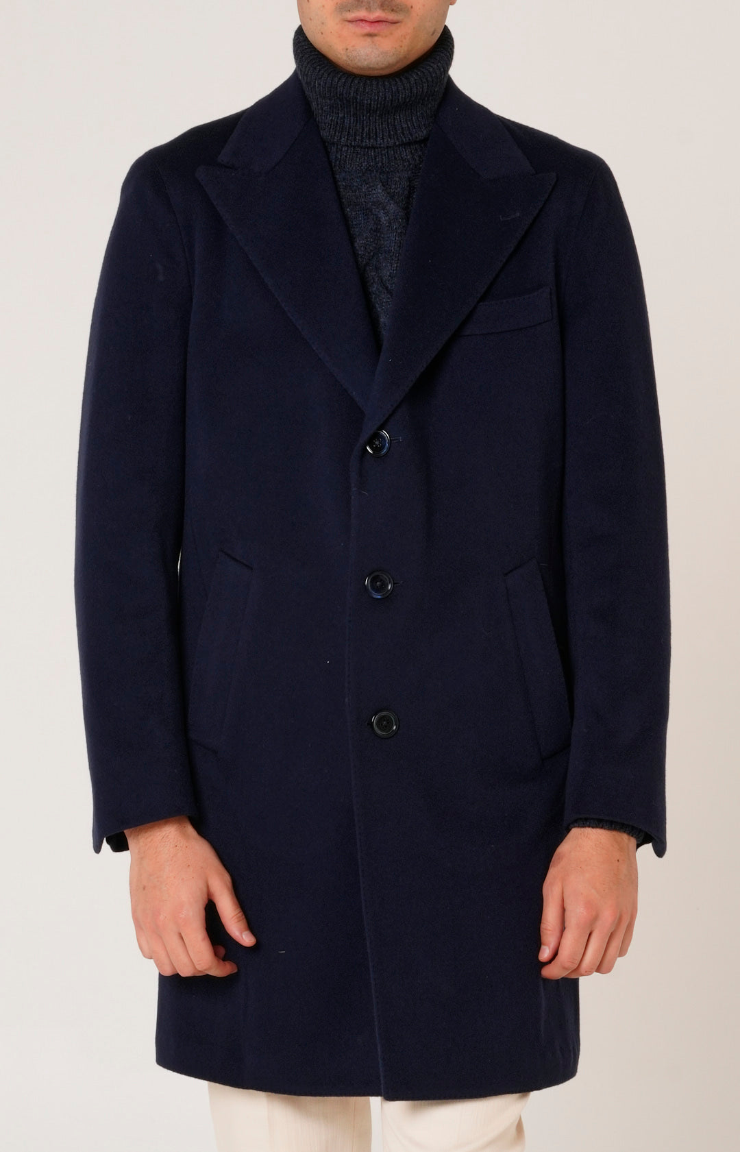 Cappotto in lana e cashmere