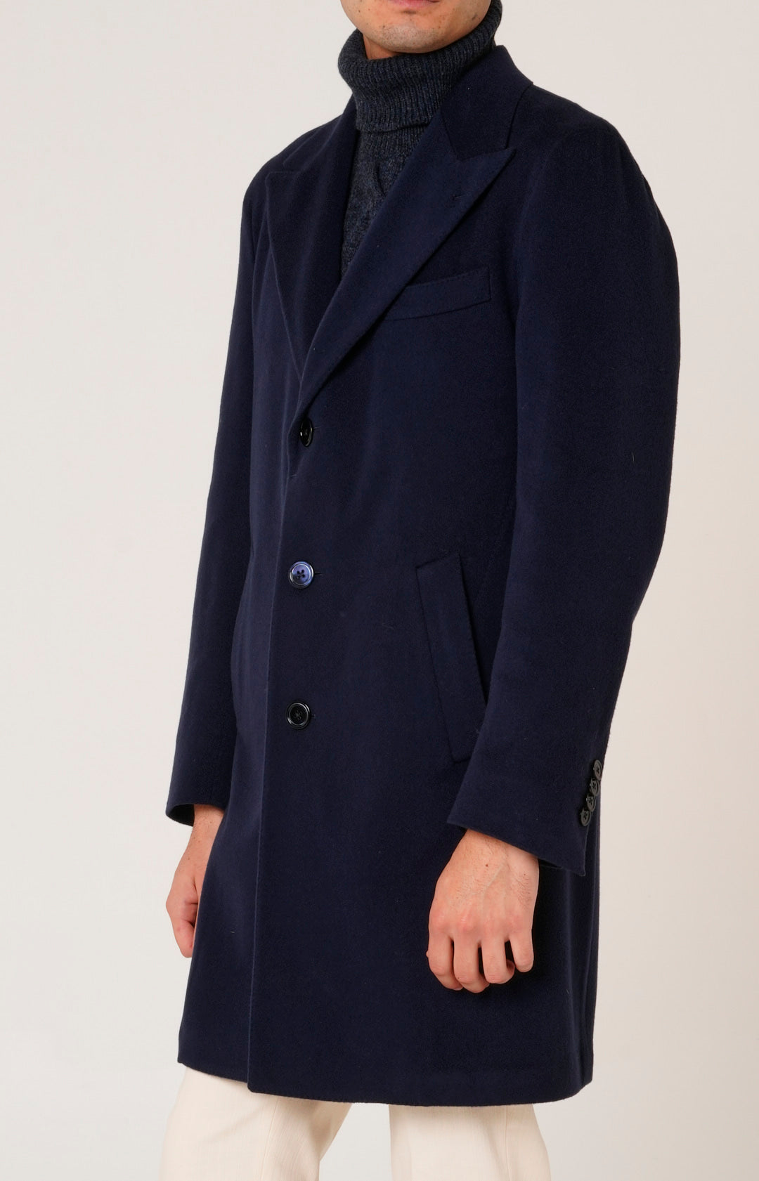 Cappotto in lana e cashmere