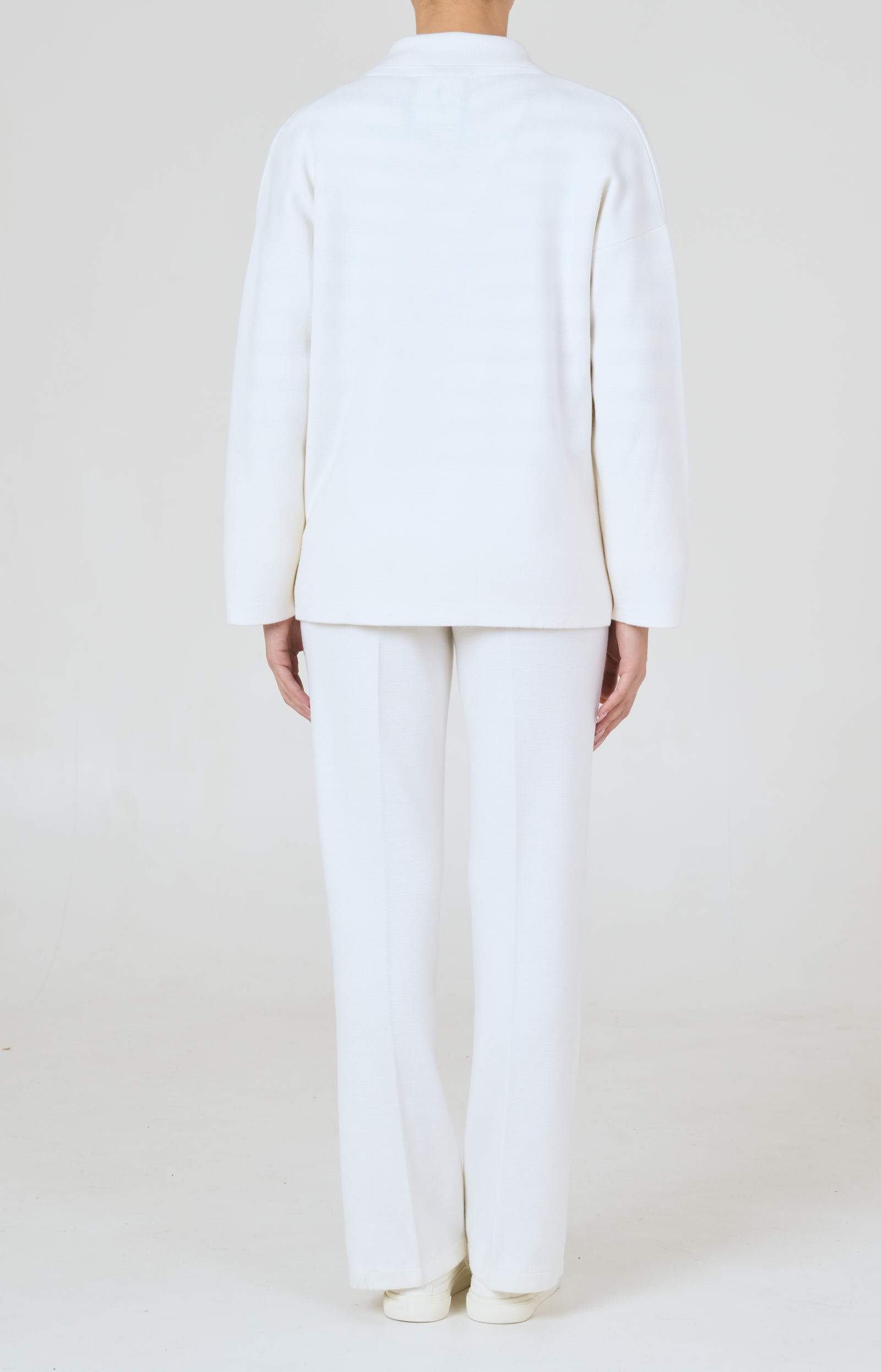 Oversized wool suit