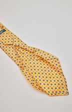 Seven-fold silk tailored tie
