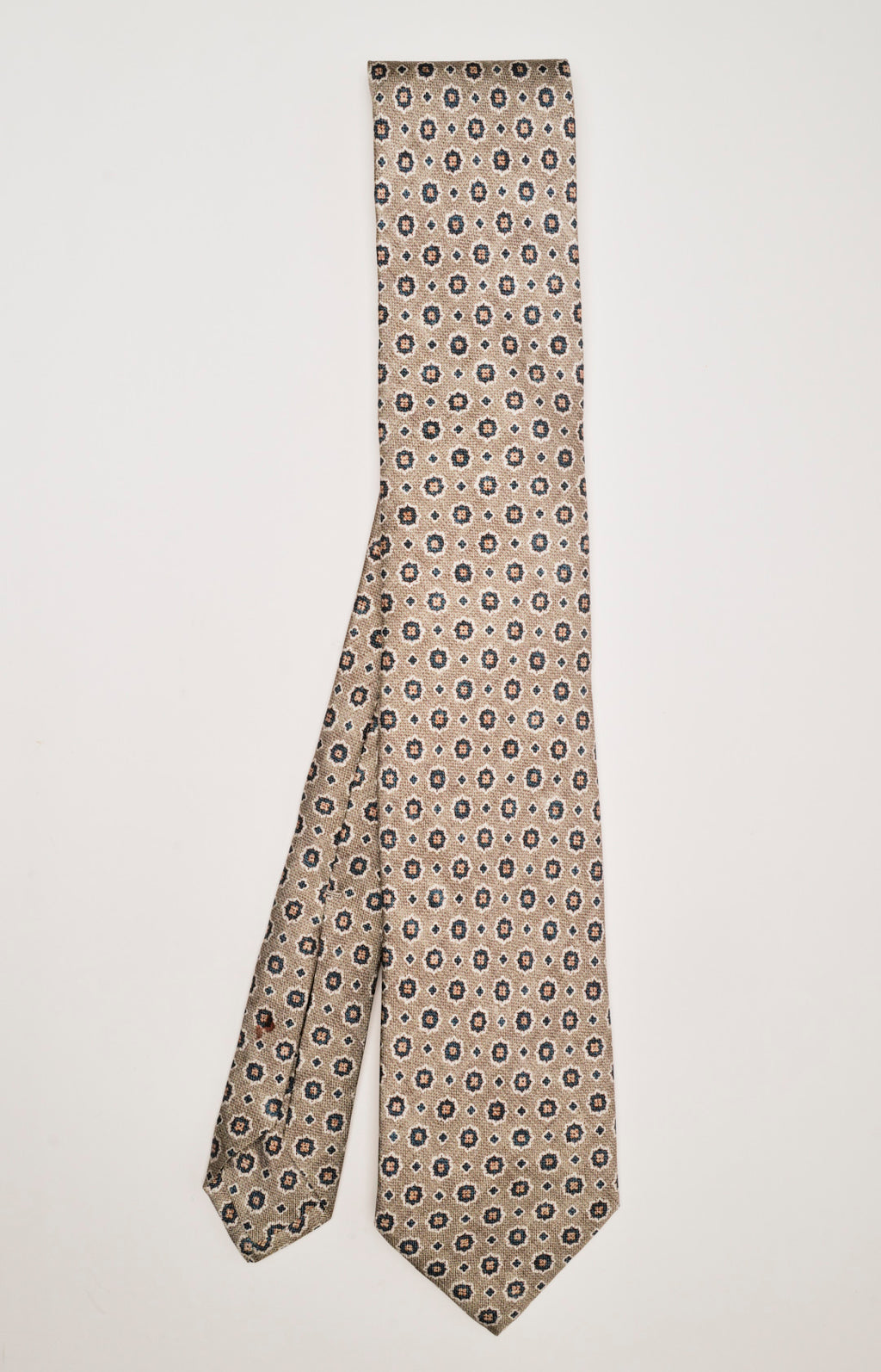 Cravatta sartoriale sette pieghe in seta